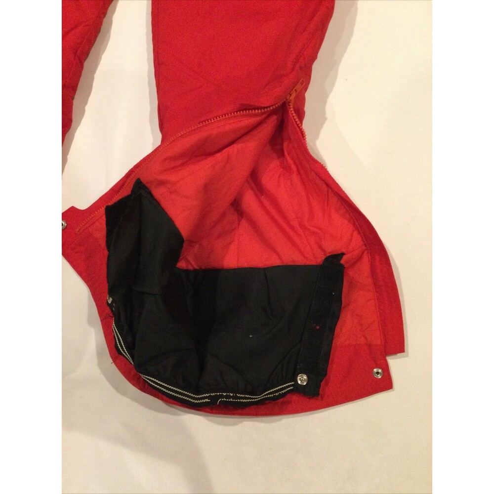Vintage Sun Ice Mens Sz 38 x 33 Red Insulated Full Side Zip Ski Snowboard Pants - Picture 3 of 10